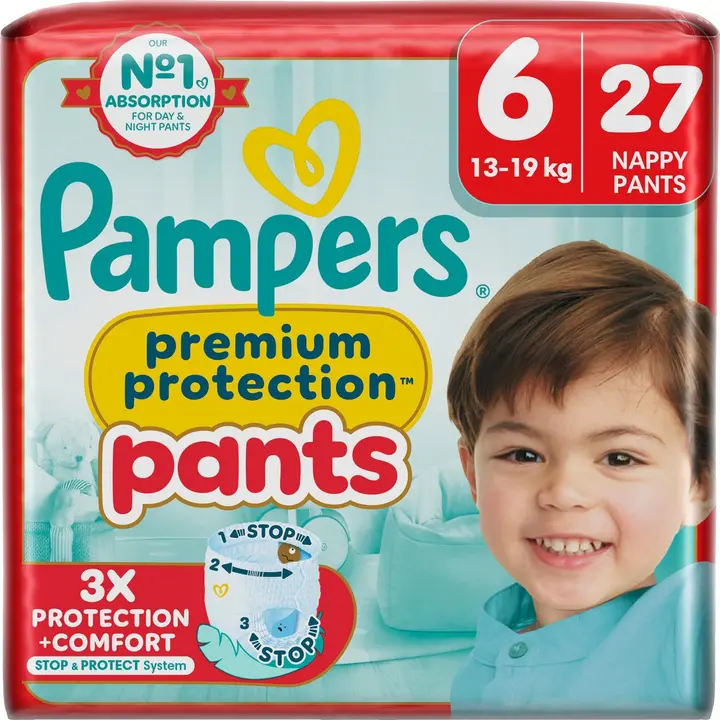 PAMPERS PREM püksmähkmed 6 13-19KG 27tk