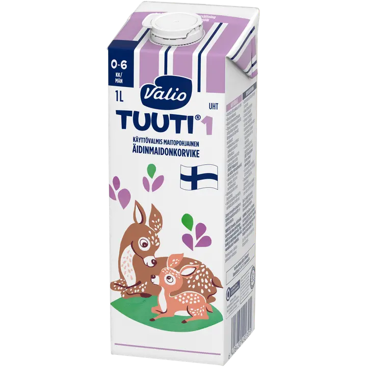 Valio Tuuti® 1 maitopohjainen äidinmaidonkorvike 1 l UHT