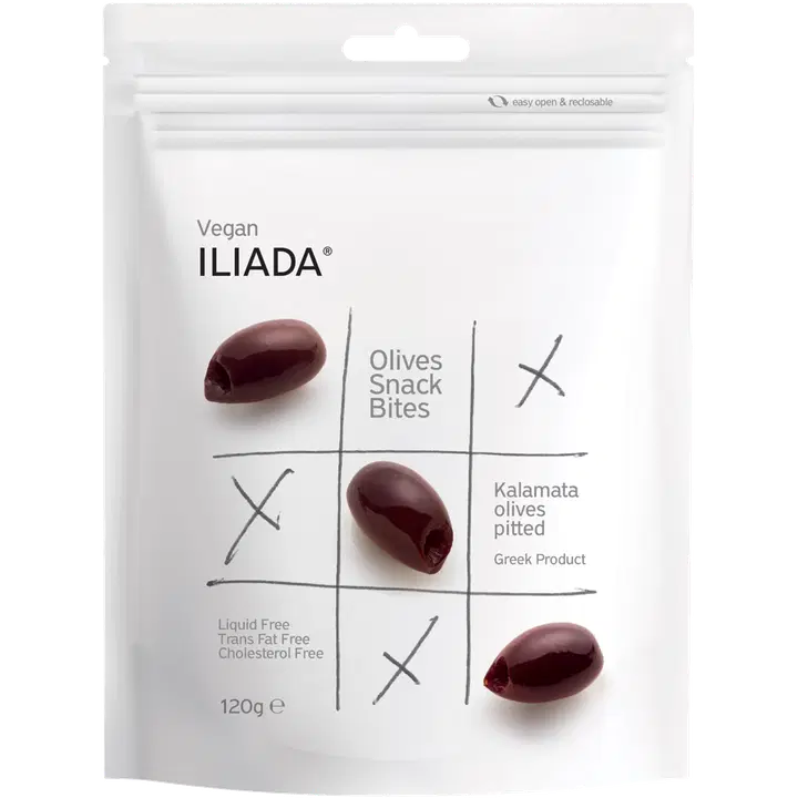 Iliada kivettömät kalamata-oliviit 120g