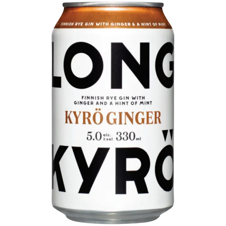 Kyrö Gin Long Drink Ginger muu alkohoolne jook 5%vol 330 ml