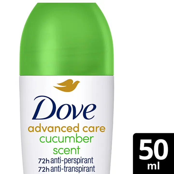 Dove 72h Advanced Care Cucumber & Green Tea Antiperspirantti Deodorantti Roll-on 50 ML