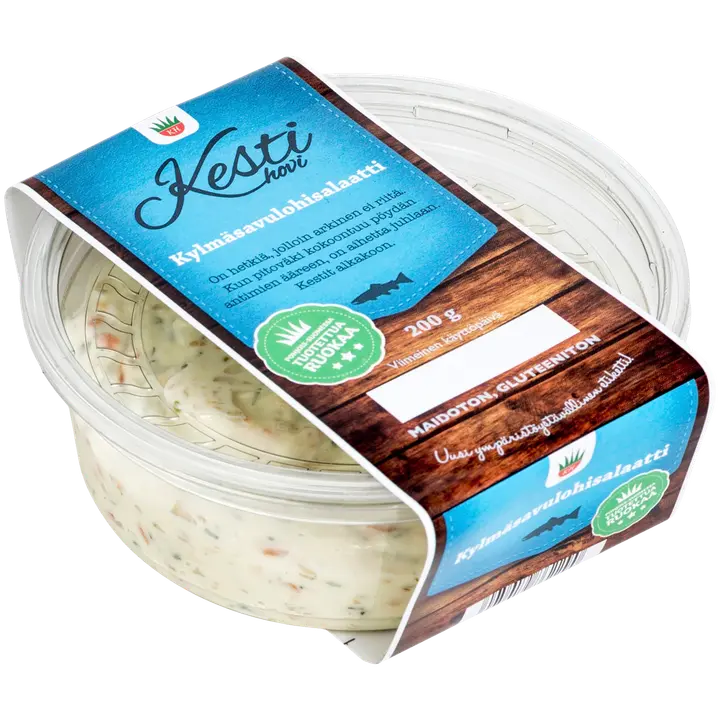 Kasvishovi Kesti kylmäsavulohisalaatti 200g