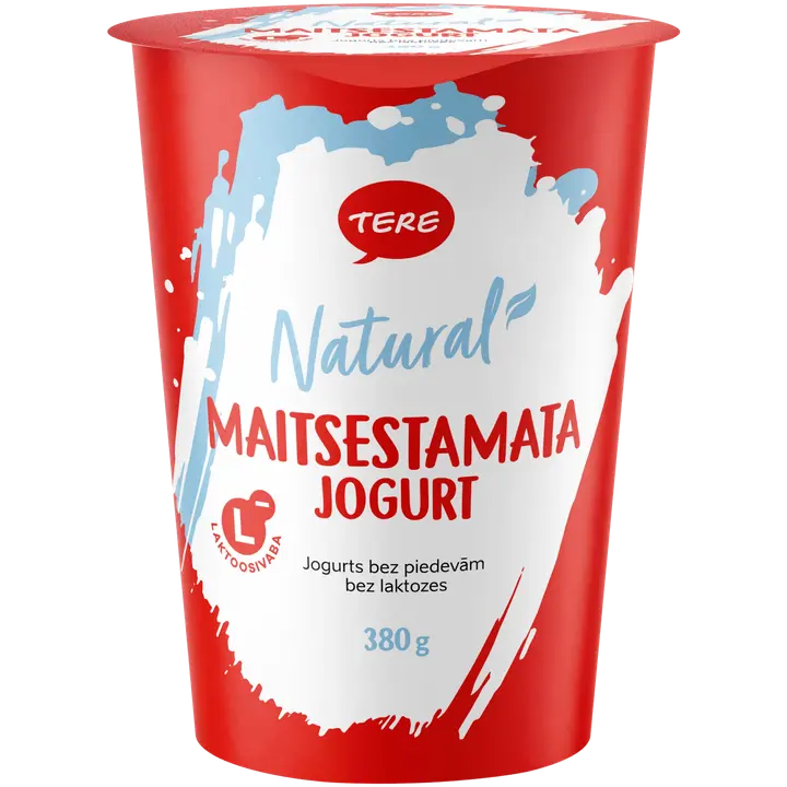 Tere Maitsestamata jogurt laktoosivaba, 380 g