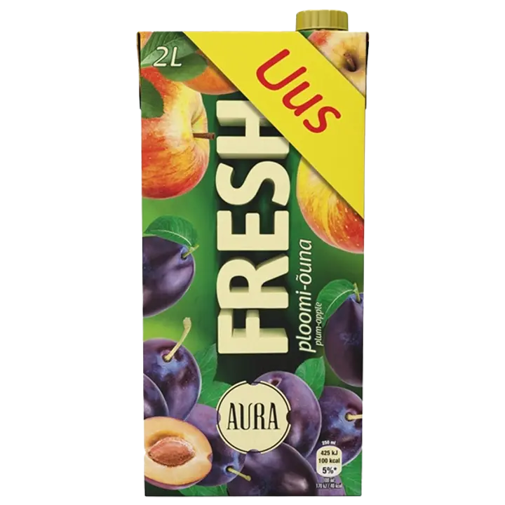 Aura Fresh ploomi-õuna mahlajook 2L