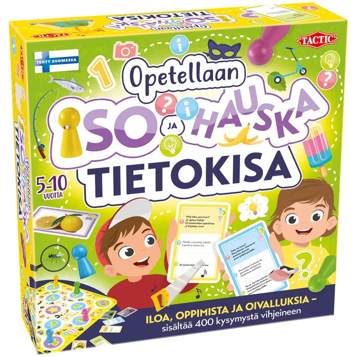 Tactic peli Opetellaan ISO ja HAUSKA tietokisa