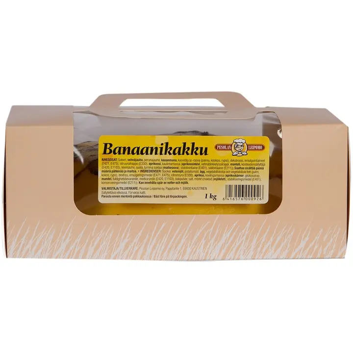 Pesolan leipomo 1000g Banaanikakku