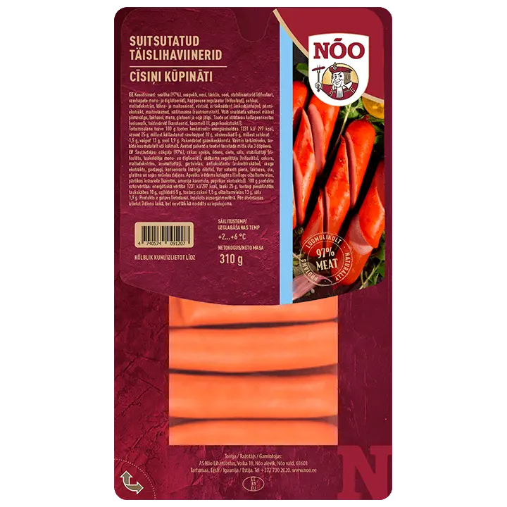 Täislihaviiner, suitsutatud 310 g