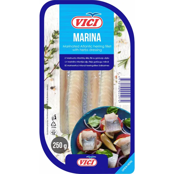 Vici Heeringafilee Ürdikastmes Marina 250G