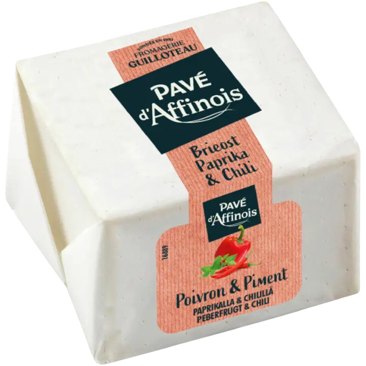 Pave d'Affinois Chili/Paprika Valkohomejuusto 150g