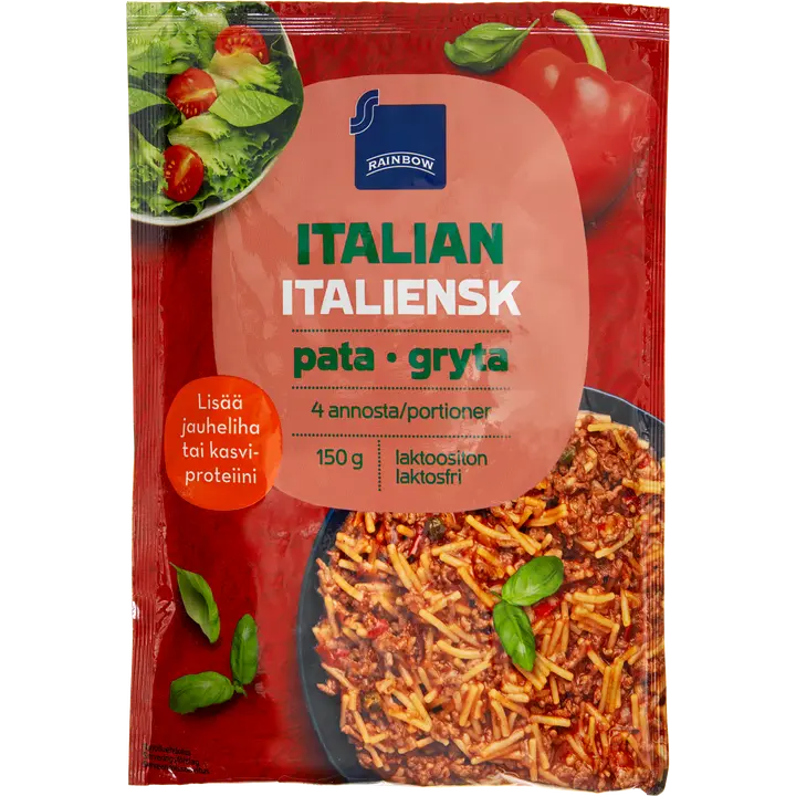 Rainbow Italianpata-aines 150g