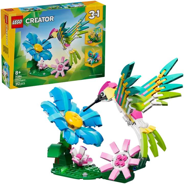 LEGO® LEGO Creator 31384 Villieläimet: Värikäs kolibri
