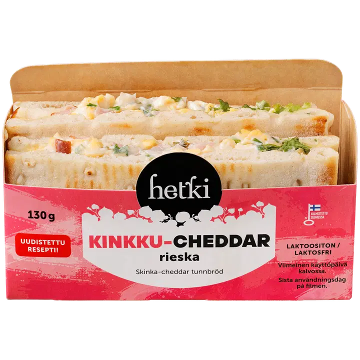 Fresh Hetki Rieska Kinkku-cheddar 130g