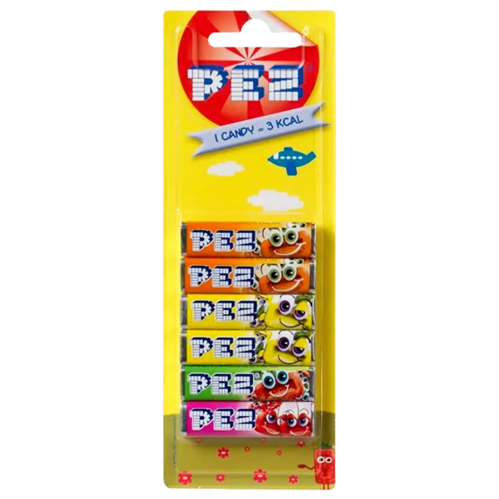 Pez mänguasja täide 6-pakk, gluteenivabad 51 g