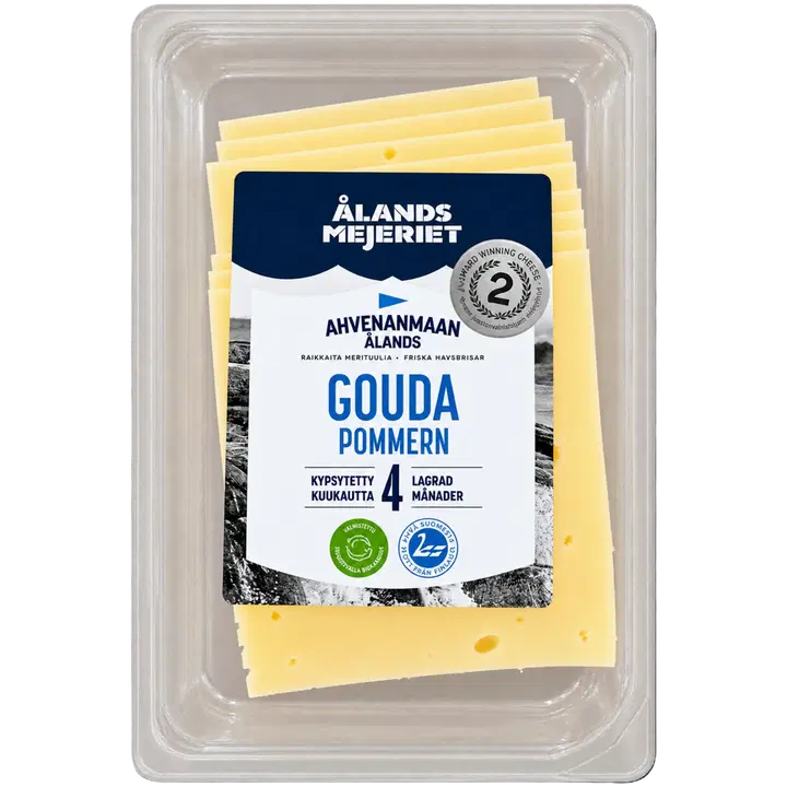 Ahvenanmaan 200g Gouda Pommern viipaleet