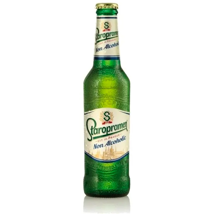 Staropramen alkoholiton lager olut pullo 0,33 L