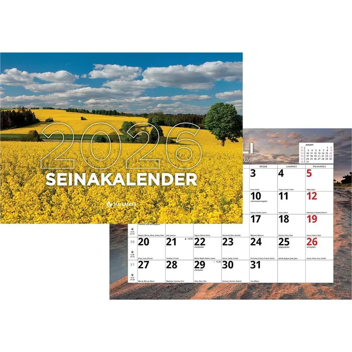 Lihtne seinakalender, 210 x 297mm