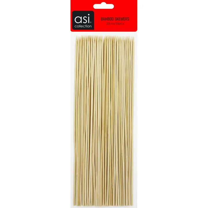 Bambusest grillimisvardad 25cm, Ø2,5mm, 50tk
