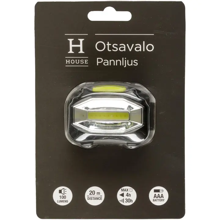 Otsmikulamp 80 lm 3xAAA patarei ( sisaldub pakendis)