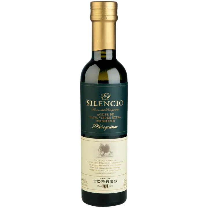 Torres El Silencio Arbequina Extra Neitsyt oliiviöljy 250ml