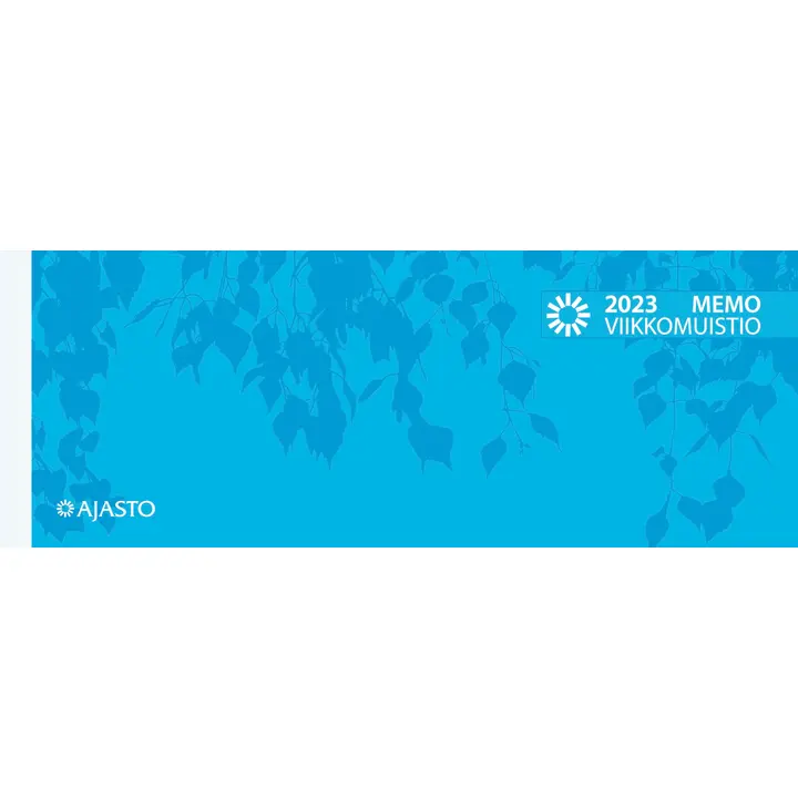 Pöytäkalenteri Memo-viikkomuistio