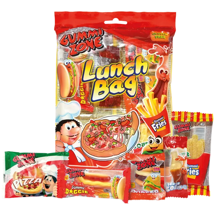 Gummi Zone Lunch Bag makeissekoitus 82g