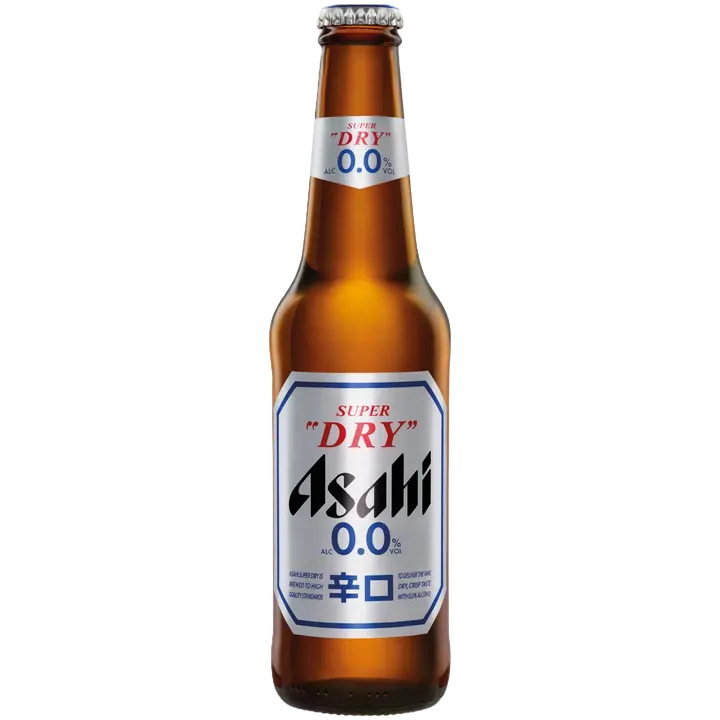 Asahi Super Dry 0,0% alkoholiton olut 33cl plo