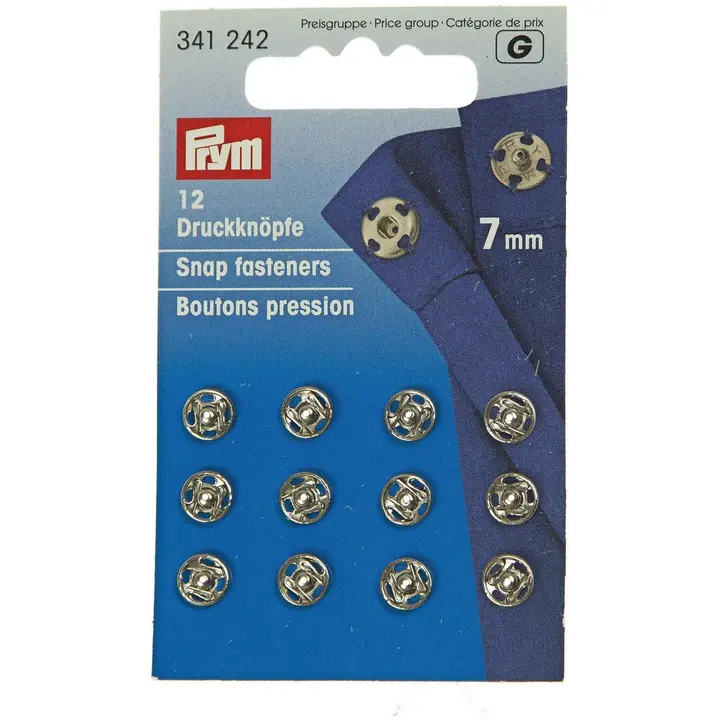 Prym ommeltavat nepparit niklattu 7mm