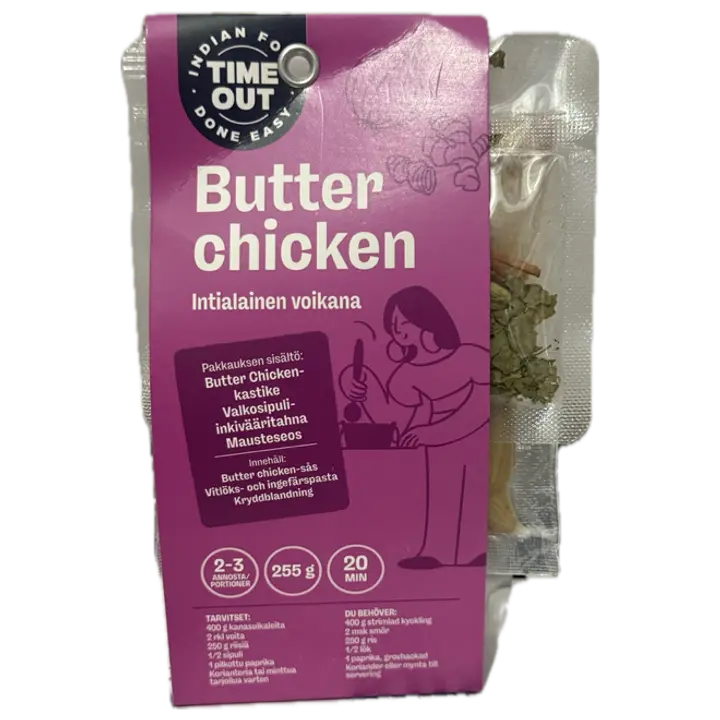 Butter Chicken Illallispaketti 255g
