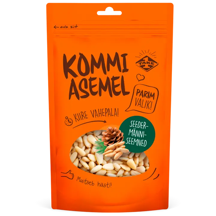 Kommi Asemel Parim Valik Seedermänniseemned 100g