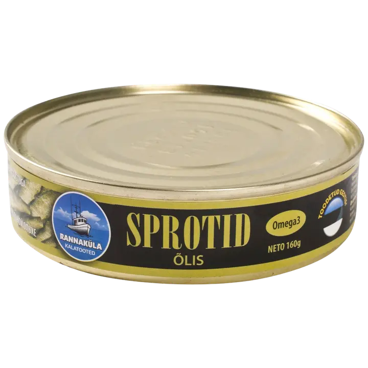 Rannaküla sprotid õlis 160 g