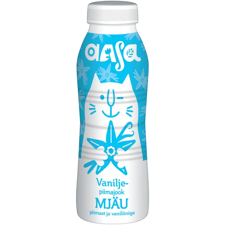 Aasa Mjäu Vanilje piimajook 2,3%, 450 ml