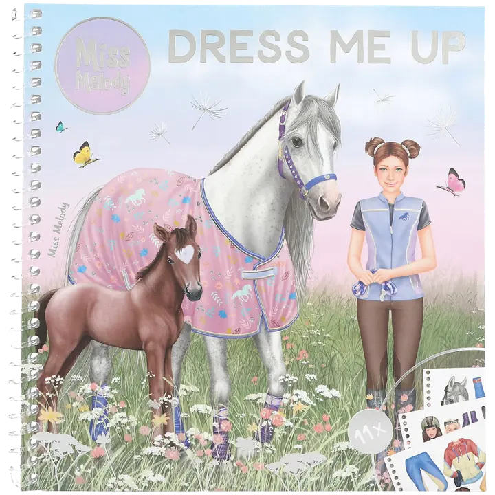 Miss Melody tarrakirja Dress Me Up
