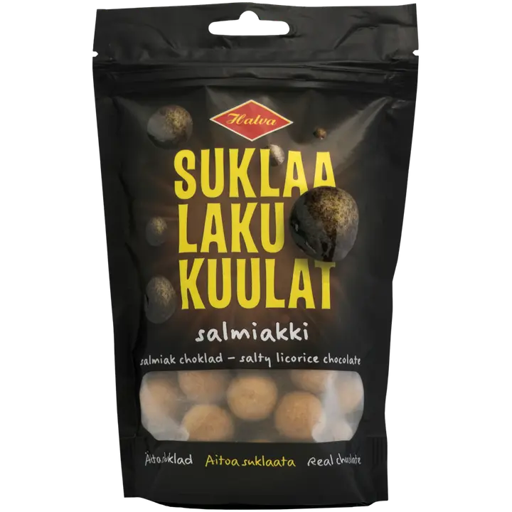 Halva Suklaalakukuulat salmiakki 100 g