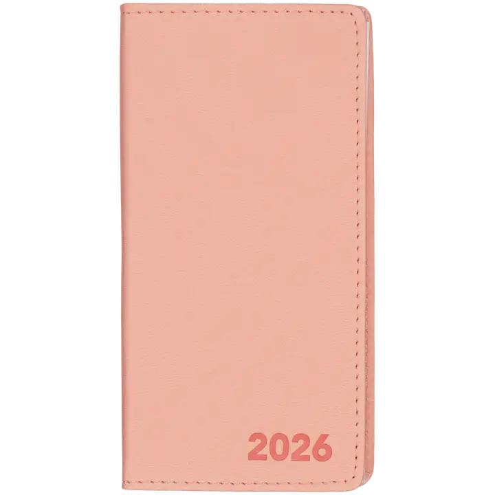 Taskukalenteri TS Classic 2026 persikka