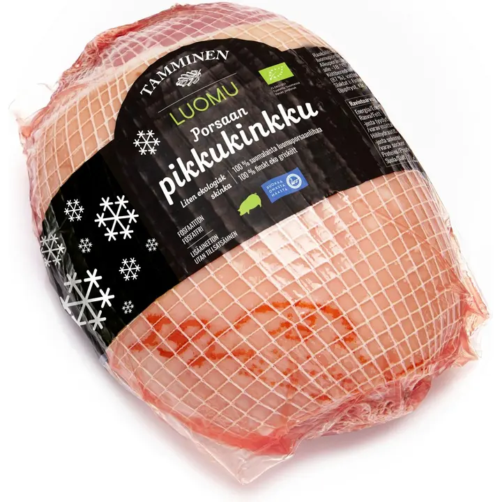 Tamminen pakastettu luomuporsaan pikkukinkku n2,5kg