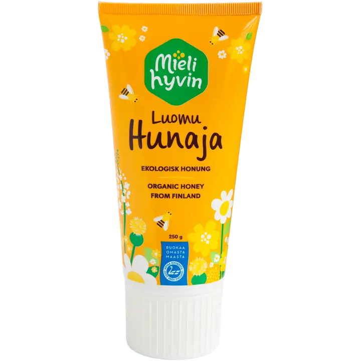 Mielihyvin 250g hunajatuubi luomu