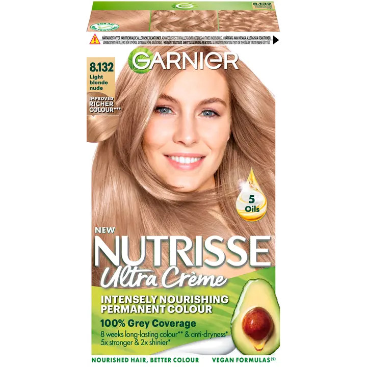 Garnier Nutrisse püsivärv keskmine blond 8.132