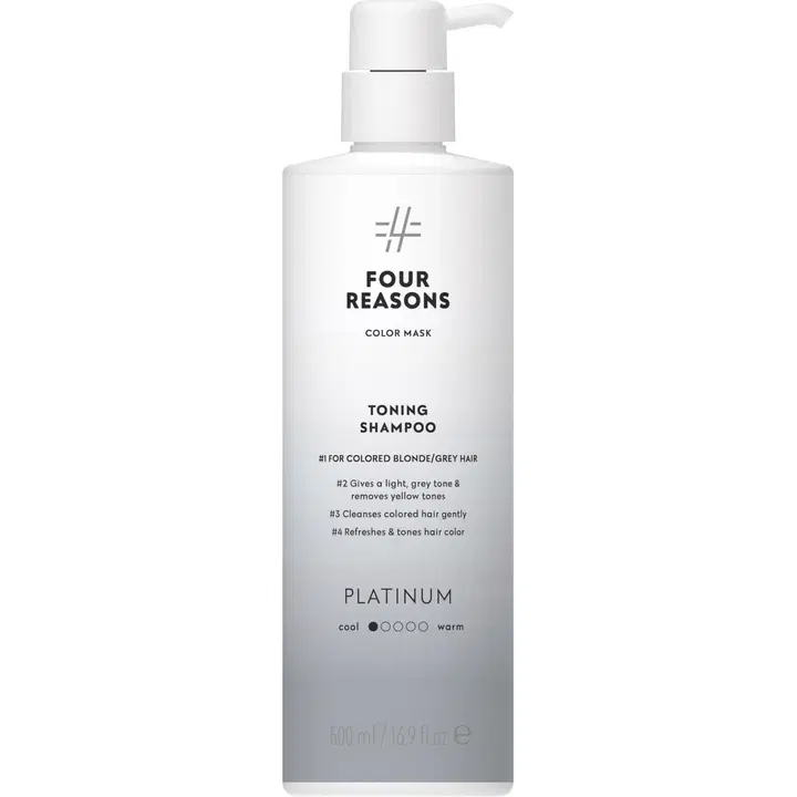 Four Reasons Color Mask Toning Shampoo Platinum 500 ml