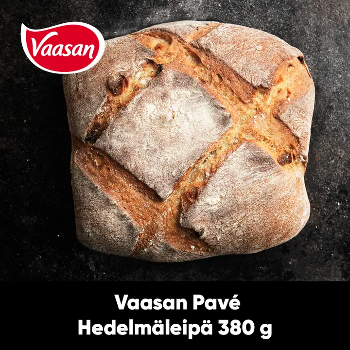 Vaasan Pavé Hedelmäleipä 410g/377g