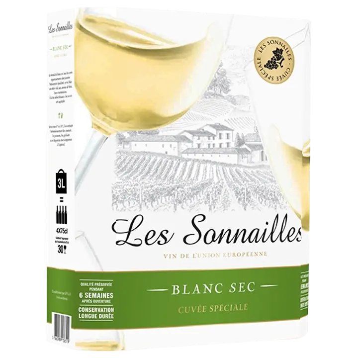 Les Sonnailles Blanc vein 10,5%vol 3L