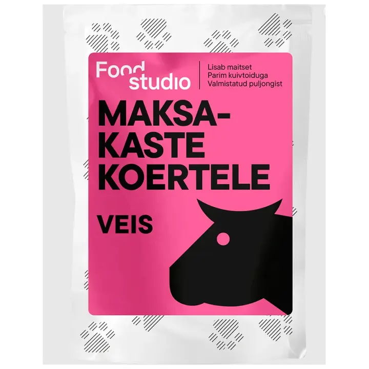 FoodStudio Veisemaksa kaste täiendtööt koertele 100ml