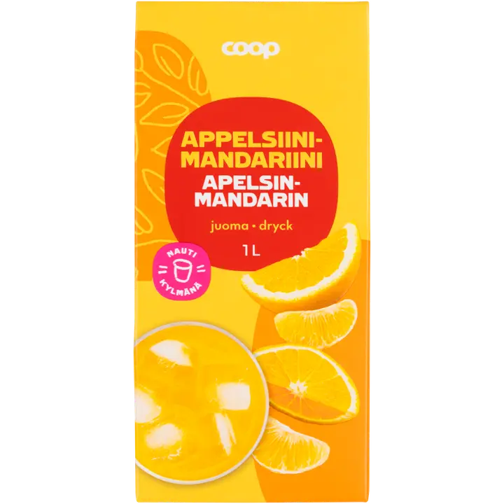 Coop apelsini-mandariini mahlajook 1L