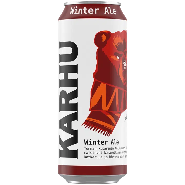 Karhu Winter Ale olut 5,5 % tölkki 0,5 L