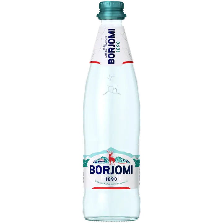 Borjomi Georgian Mineral Water luontainen hillihapotettu kivennäisvesi 0,5l