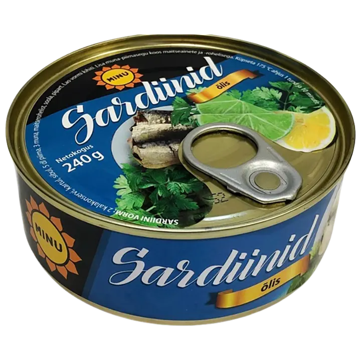 Minu atlandi sardiinid õlis 240 g