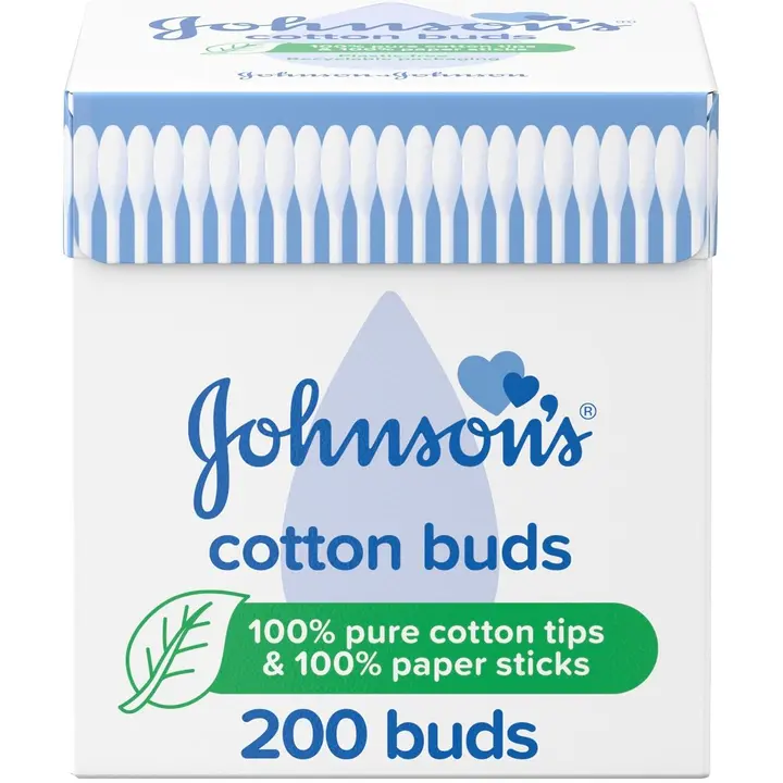 Johnson's Cotton Buds vanupuikot puikko paperia 200kpl