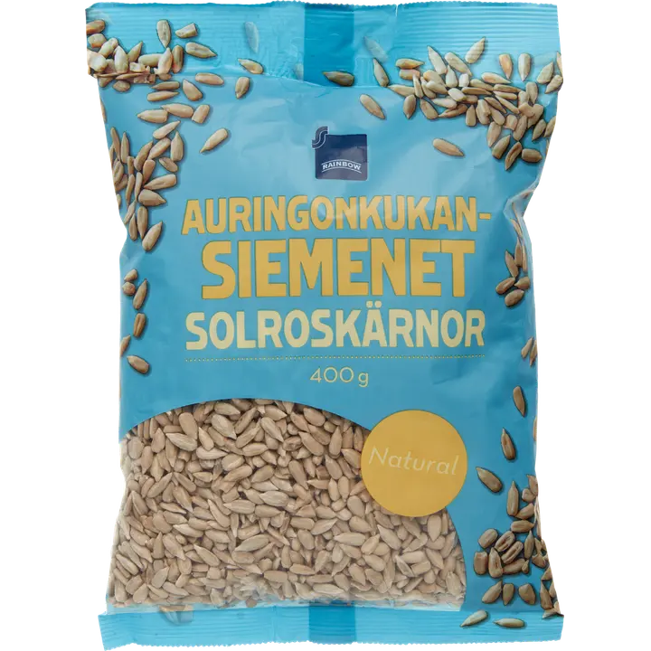 Rainbow 400g auringonkukansiemenet natural