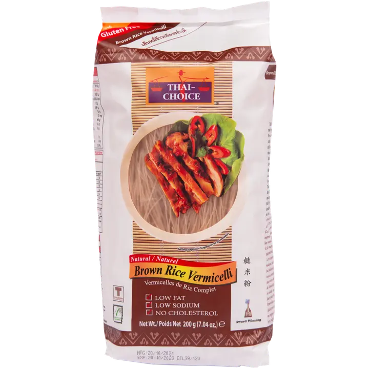 Thai Choice pruuni riisi niitnuudlid 200g