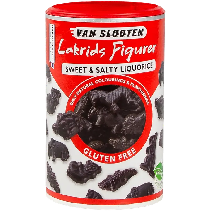 Van Slooten Lakrids Figurer 225g lakritsi- ja salmiakkilajitelma