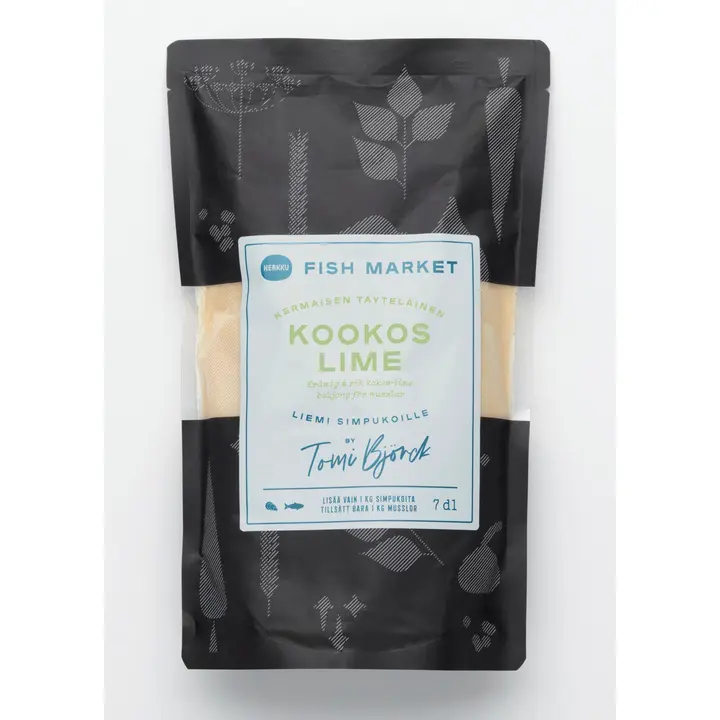 Kookos-lime liemi simpukoille